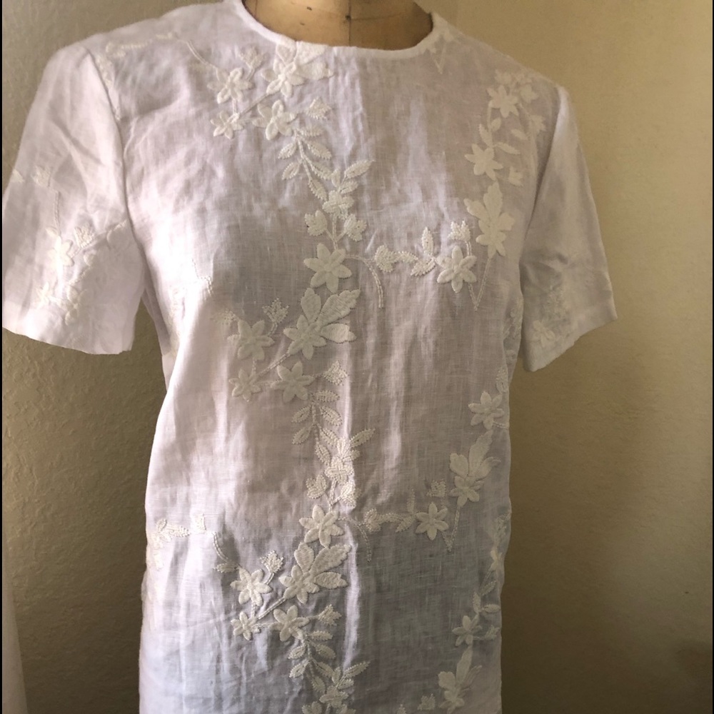 White Zara dress